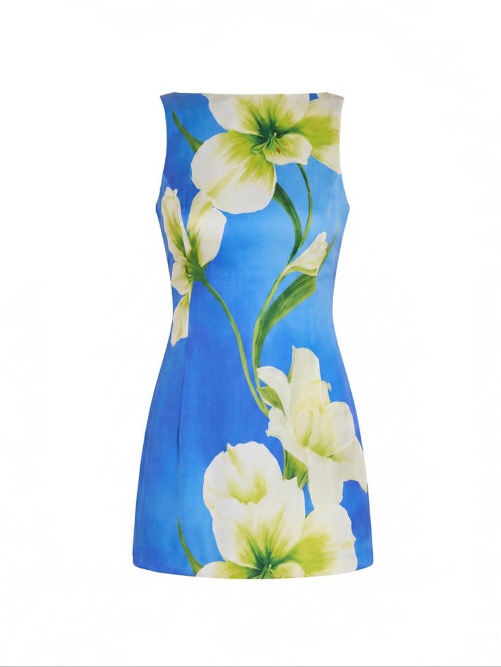 Amanda Uprichard x Revolve Francie Mini Romper in Blue Floral Mallorca - Sz Sml - Picture 9 of 15